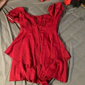 SHEIN Red Mini Dress